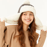 Winter Plush Bomber Hats with Earflaps Full Hood Ushanka Russian Hat