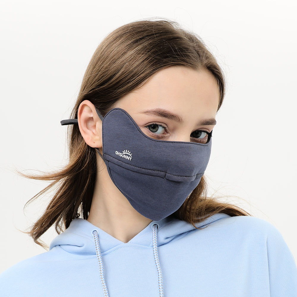 Winter Warm Face Cover with Nose Opened Breathable Balaclava Reusable Facemask