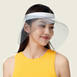 Unisex Clear Sun Visor Hat UV Protection UPF 50+ Extra Wide Brim Caps