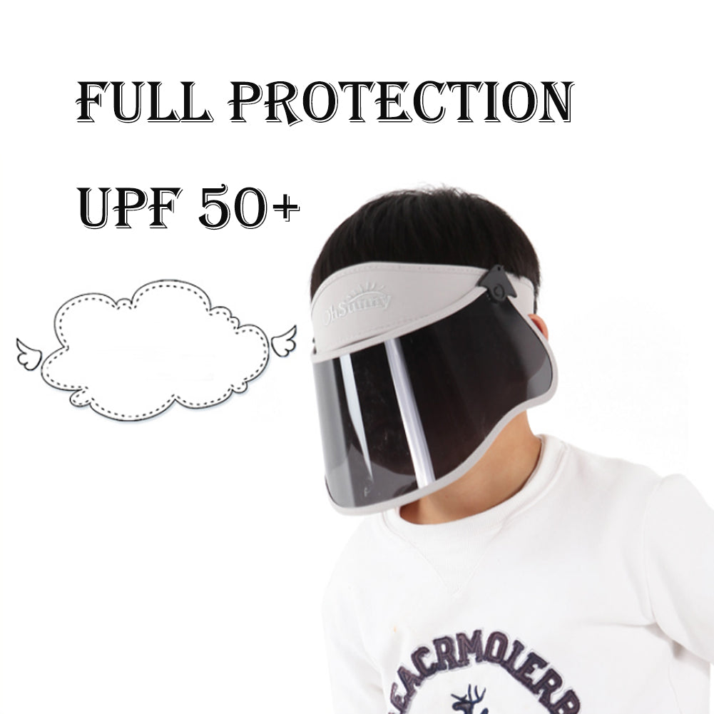 US Stock Kid's Sun Protective Visor Hat UPF 50+ Clearance Price