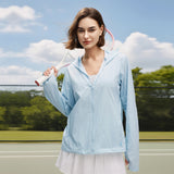 Women's Sun Protection Hoodie Lightweight Full-Body Coverage Jacket UPF300+