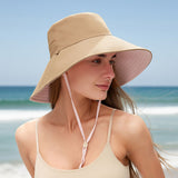 Reversible Sun Protection Bucket Hat UPF50+ UV Defense for All-Day Outdoor