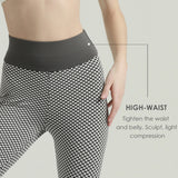 Women's High Waist Yoga Pants Tummy Control Workout Leggings