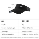 Sports Sun Visor UV Protection UPF2000+, Memory-Curved Brim for Tennis, Golf & Outdoor Activities