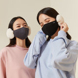 US Stock Women's Warm Mask Balaclava Face Cover with Earmuffs