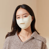 Japan Stock Winter Warm Mask with Nose Opened Breathable Face Cover