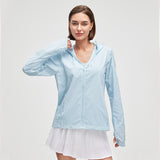 Women's Sun Protection Hoodie Lightweight Full-Body Coverage Jacket UPF300+