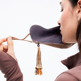 Warm Stylish Breathable Face Cover with Colorful Tassel