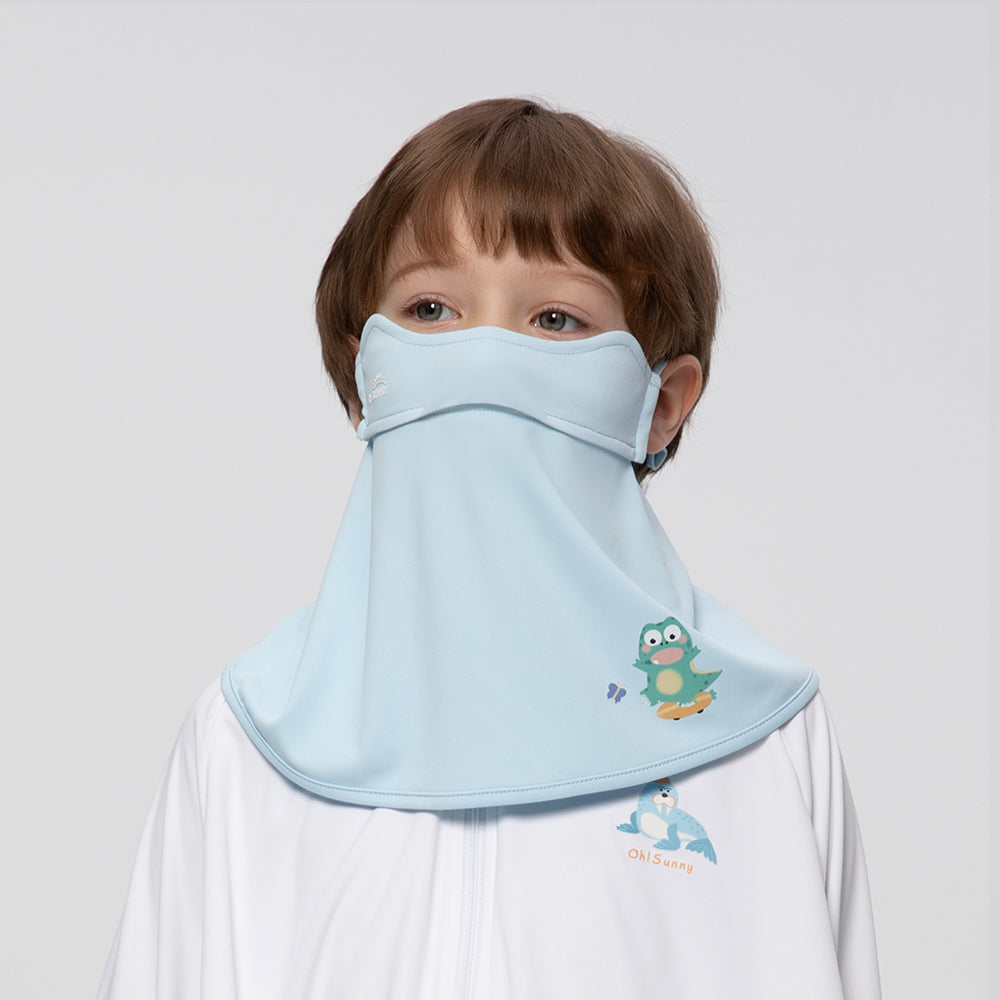 Kid's Sun Protection Face Cover Mask Breathable Neck Gaiter UPF 50+