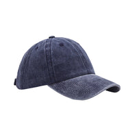 US Stock Washed Plain Baseball Cap Retro Adjustable Size Dad Hats