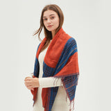 Women's Warm Scarf Cozy Shawl Soft Long Wrap for Fall Winter