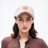 Warm Faux Plush Baseball Cap Adjustable Fit Stylish Unisex Fall & Winter Hat