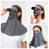 Multi-Function Sun Protection Face Shield with Cap Visor UPF50+