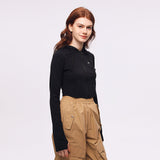 US Stock Women's Cropped Jacket UPF 50+ Long Sleeve Coat Tops