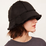 US Stock Winter Faux Fur Bucket Hat Fluffy Fuzzy Vintage Hat