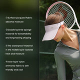 Sports Sun Visor UV Protection UPF2000+, Memory-Curved Brim for Tennis, Golf & Outdoor Activities