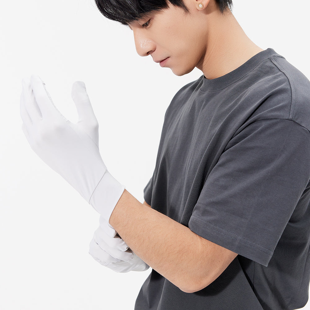 Men's Workout Touchscreen Gloves UPF 50+ Sun Protection Gloves