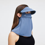 Sun Protection Full Face Cover with Cap Brim UPF 2000+ Neck Gaiter