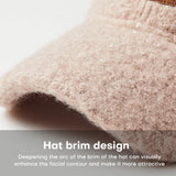 Warm Faux Plush Baseball Cap Adjustable Fit Stylish Unisex Fall & Winter Hat