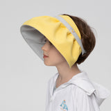 Kid's Sun Visor Cute Hat Adjustable Sports Summer Wide Brim UV Protection Beach Cap