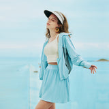 Women's Shorts Anti-Chlorine Fabric UPF50+ Short Pants for Beach Vacation