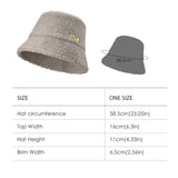 US Stock Women's Winter Warm Heated Bucket Hat