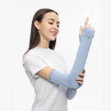 Sun Protection Arm Sleeves Anti-UV UPF 50+ Cooling Sunblock Sleeve Skin Cover