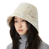 Women's Reversible Bucket Hat UPF 50+ Packable Fisherman Cap for All Seasons