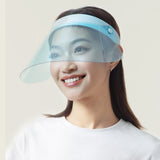 Unisex Clear Sun Visor Hat UV Protection UPF 50+ Extra Wide Brim Caps