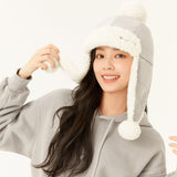 Winter Plush Bomber Hats with Earflaps Full Hood Ushanka Russian Hat