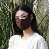 Winter Warm Face Cover Waffle Fabric Facemask Breathable Balaclava