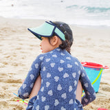 US Stock Kids Empty Top Visor Cap Adjustable Sun Hat UPF 50+
