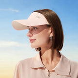 Sports Sun Visor UV Protection UPF2000+, Memory-Curved Brim for Tennis, Golf & Outdoor Activities