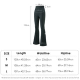 High Waisted Flare Leggings UPF50+ Stretchy Yoga Pants