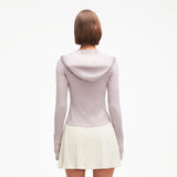 Women's Slim-Fit UPF50+ Sun Protection Hoodie Full-Coverage Jacket Coolchill Fabric, Lightweight