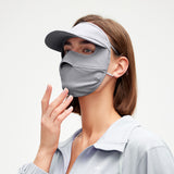 Multi-Function Sun Protection Face Shield with Cap Visor UPF50+