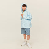 Kid's Sun Protection Jackets with Pockets UPF 50+ Hoodie for Aged 4-10 Boys Girls