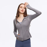 Women's Slim Jacket UPF 50+ Long Sleeve Sun Protection Hoodie Coat Cooling Tops