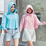 Japan Stock Women's Sun Protection Cloak Coats UPF50+