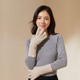 Winter Warm Touchscreen Gloves Fleece Knit Elastic Cuff Texting Thermal Gloves