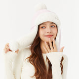 Winter Plush Bomber Hats with Earflaps Full Hood Ushanka Russian Hat