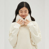 US Stock Camping Blanket 90% White Down Packable Soft Wearable Scarf
