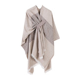 US Stock Shawl Warps for Women Open Front Poncho Cape Scarf Warm Blanket