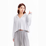US Stock Women's Classic Sun Protection Hoodie UPF 50+ Cooling Jacket Outdoor Tops