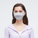 Sunscreen Face Cover Mouth-Opened UPF 50+ Breathable Outdoor Mask