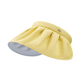 Foldable Wide Brim Sun Visor Hat UV Protection UPF 50+ Cap Headband for Women