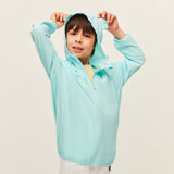 Kid's Sun Protection Hoodie Jackets with Pockets UPF 50+ for Aged 4-10 Boys Girls