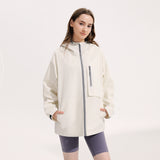 Women's Waterproof Outdoor Jacket with Hood Windbreaker Coats Lightweight Jackets