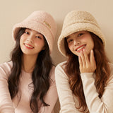 US Stock Women's Winter Warm Heated Bucket Hat
