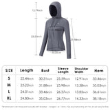 Women's Slim Jacket UPF 50+ Long Sleeve Sun Protection Hoodie Coat Cooling Tops